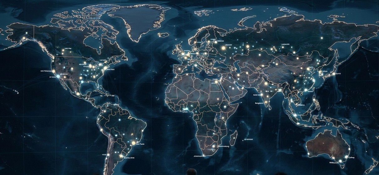 A beautiful woman with curly brown hair and striking blue eyes, framed by lush green leaves and wearing a yellow shirt.