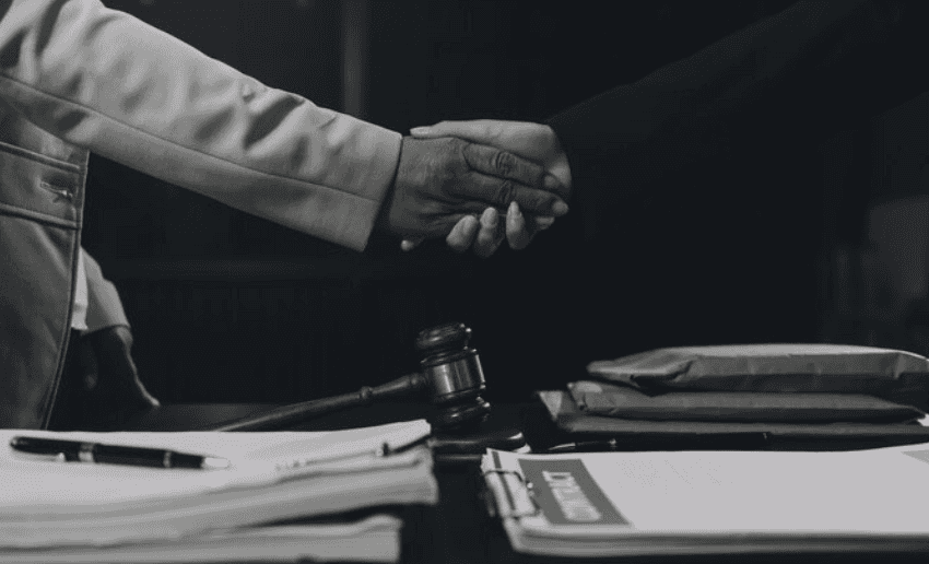 Dynamic picture of a cyclist riding downhill