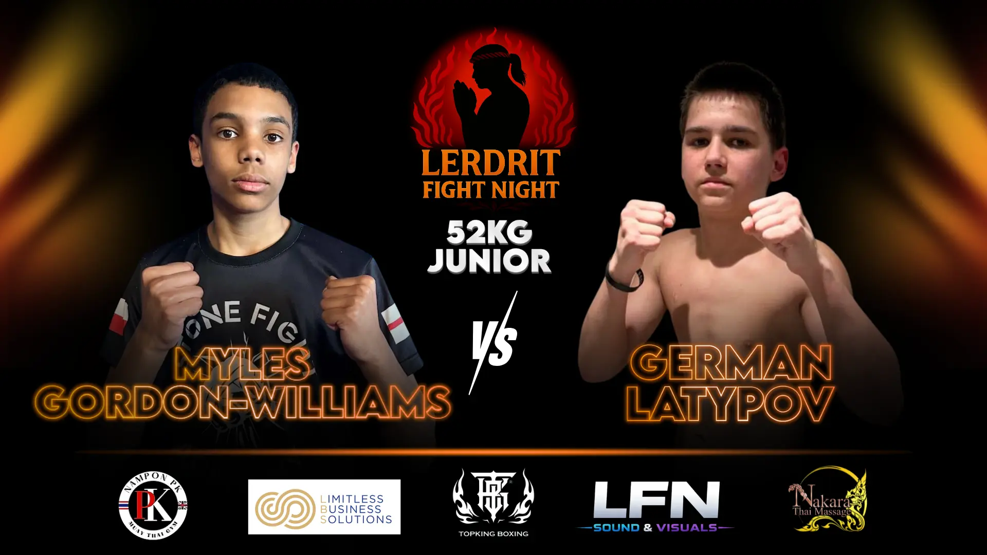 Myles Gordon-Williams vs German Latypov | Lerdrit Fight Night