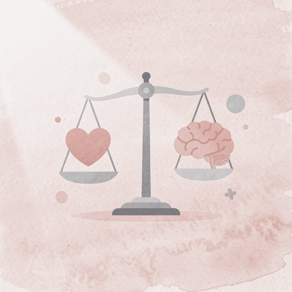  Balance scale comparing knowledge and speed