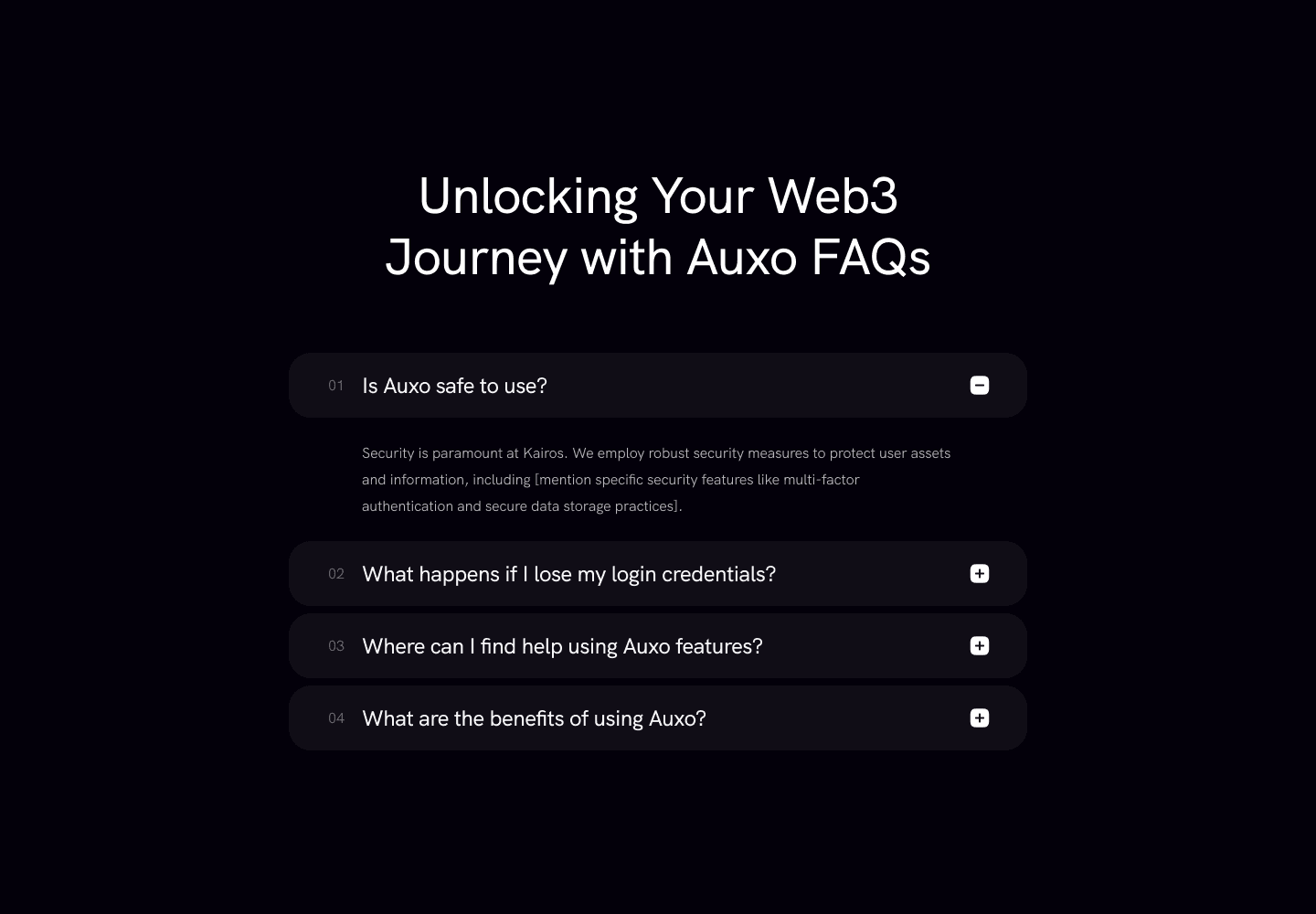 Faq