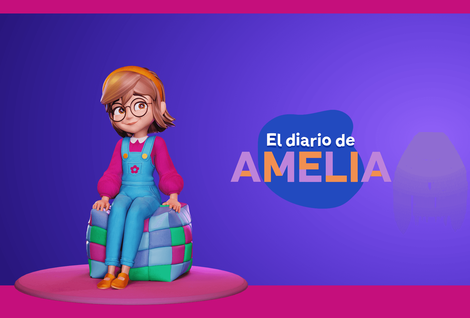 Portada de Proyecto para Rcohe - Desarrollo de personaje en 3D sobre la AME, atrofia muscular espinal