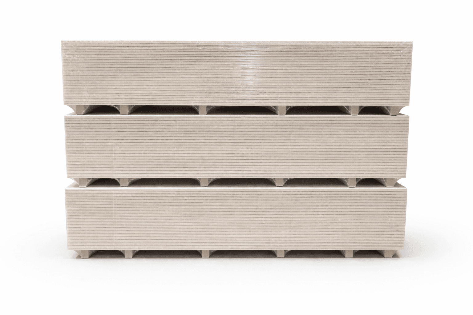 Corrugated dunnage pallet blocks providing lightweight load support and high compression strength for heavy goods during transport