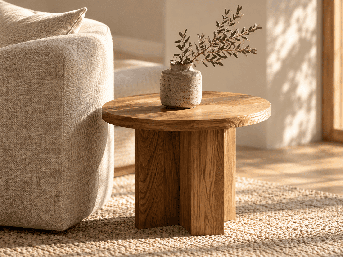 Halden Oak Side Table