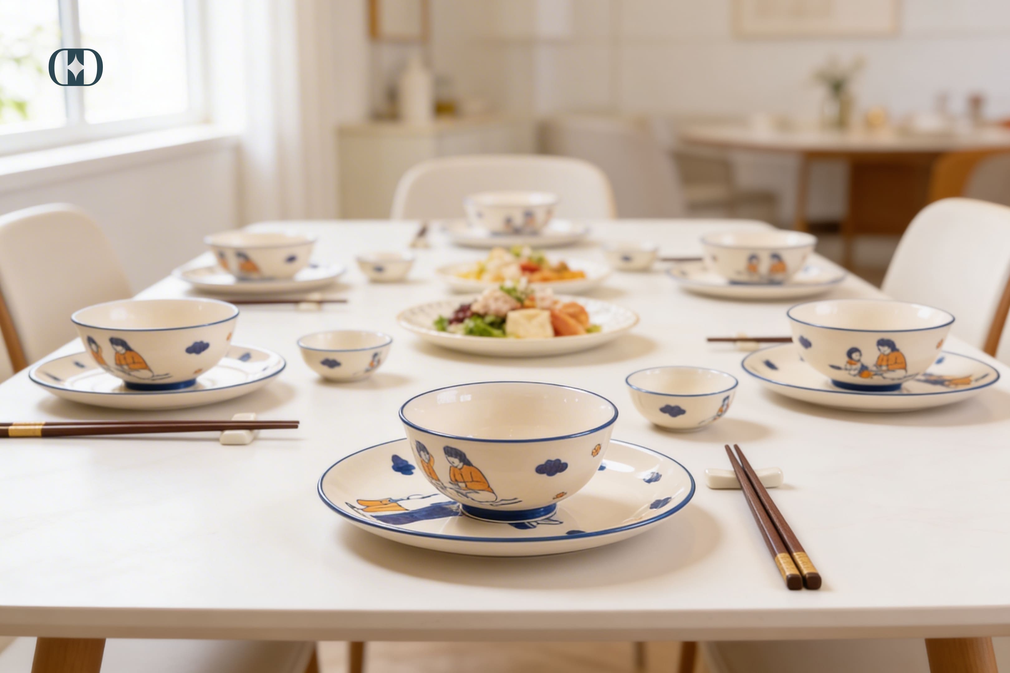 Bộ đồ ăn Hương Tình Thân
