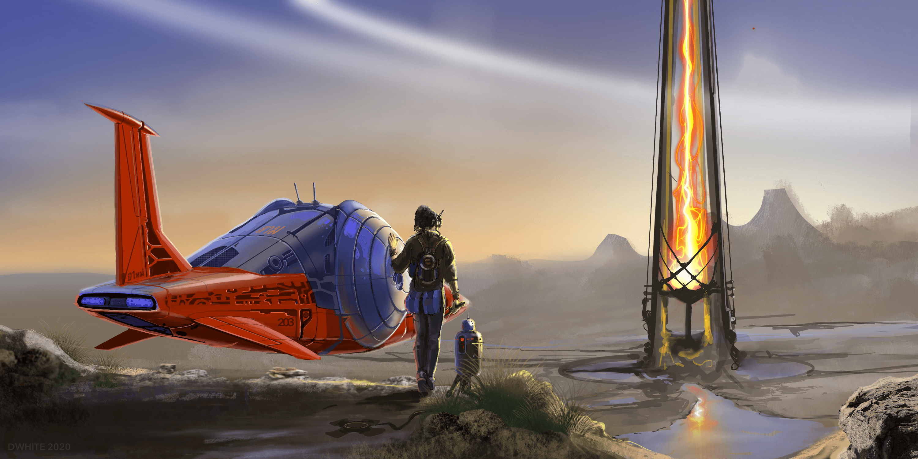 Concept Art by David White