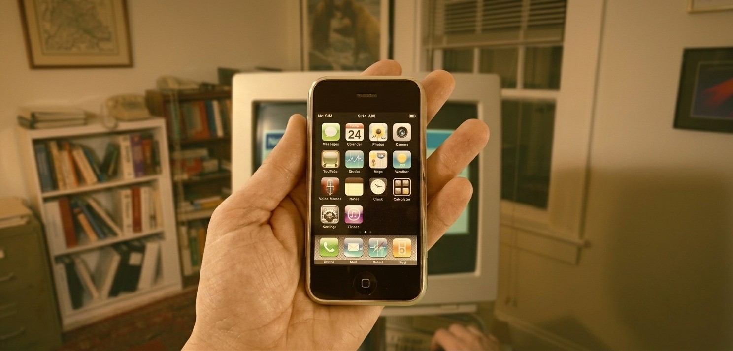 Smartphone with apps — search your printer brand in the App Store or Google Play
