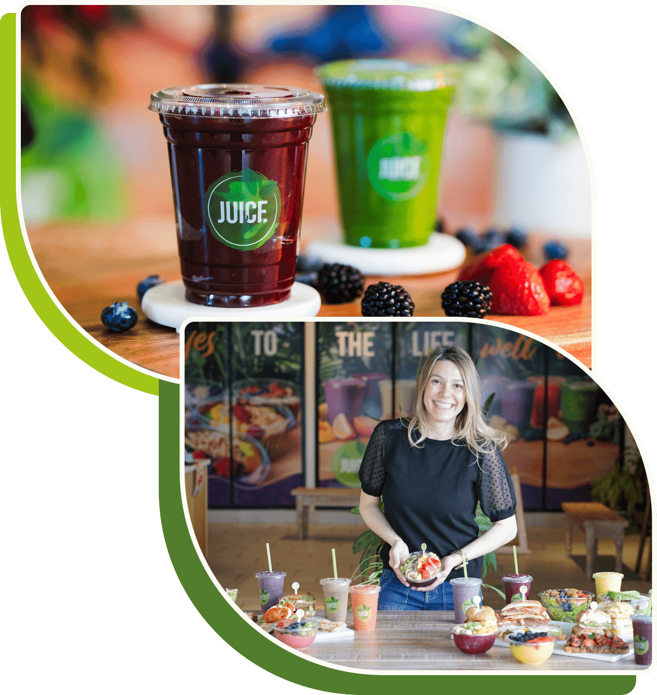 Maha Juice two images