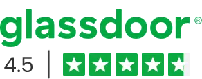 Glassdoor 4.5 Rating badge