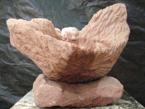 herd of sheep on road painting