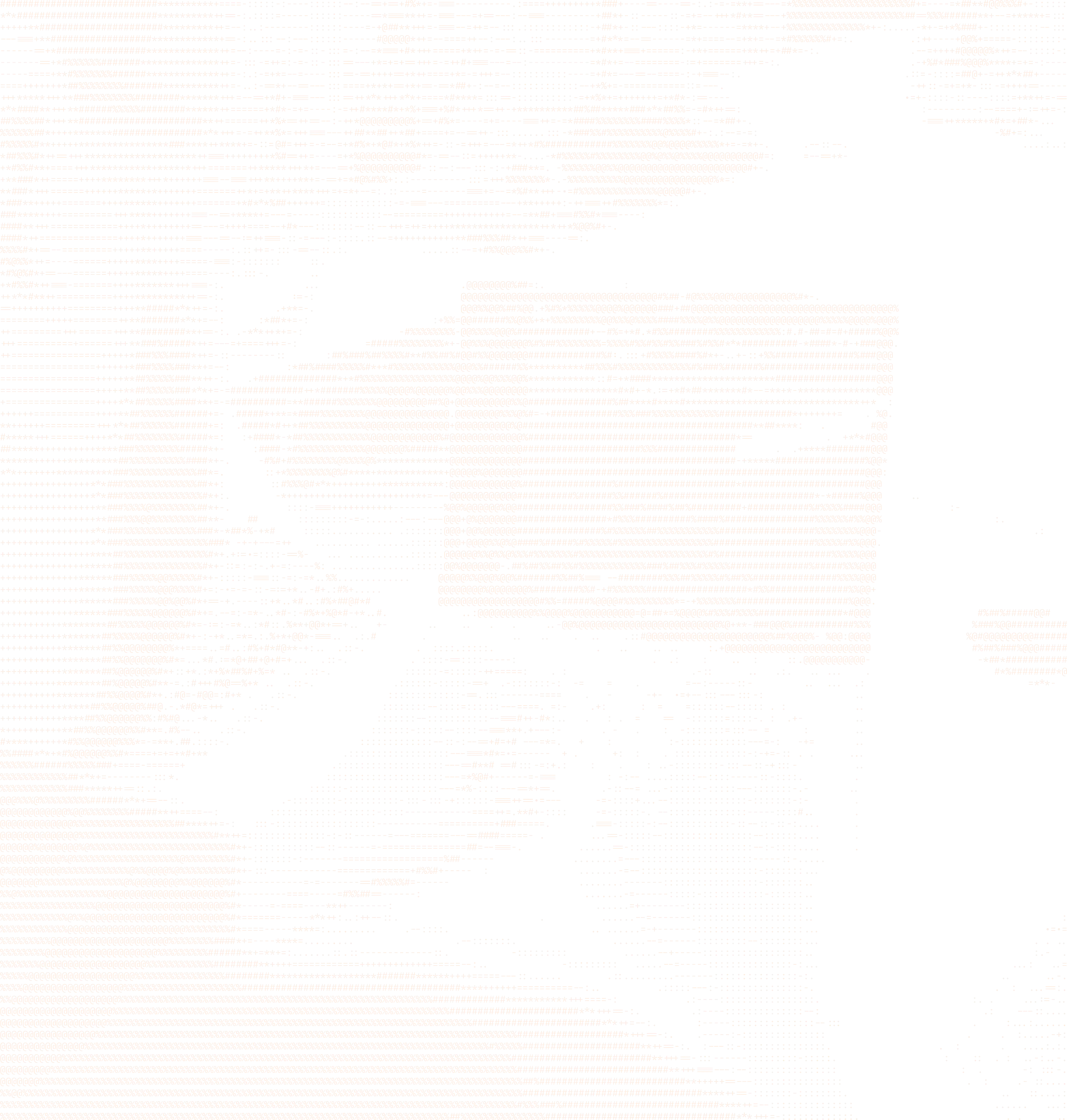 ASCII‑konst av en person vid en dator, sedd snett över axeln med fokus på skärmen som dominerar motivet på mörk bakgrund.