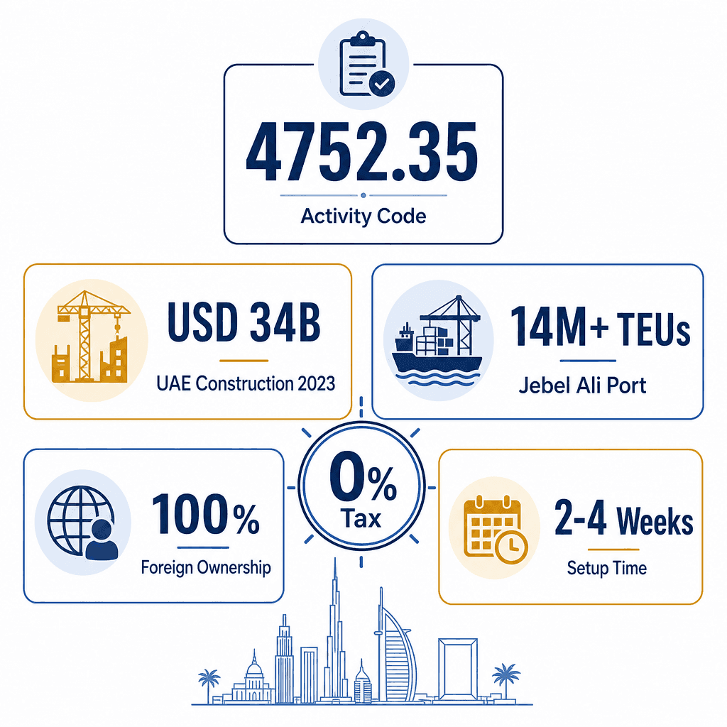 Infographic: Start a Bricks Trading Business in Dubai