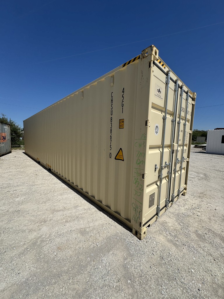 Basic One-Trip 40ft High Cube Shipping Container - Cactus Containers TX ...