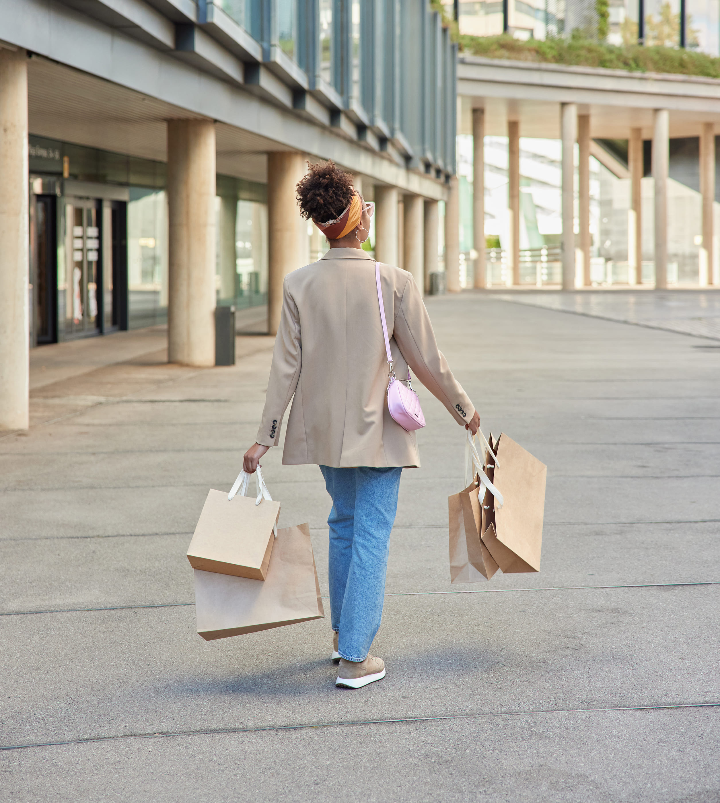 View inside a Shopping Center