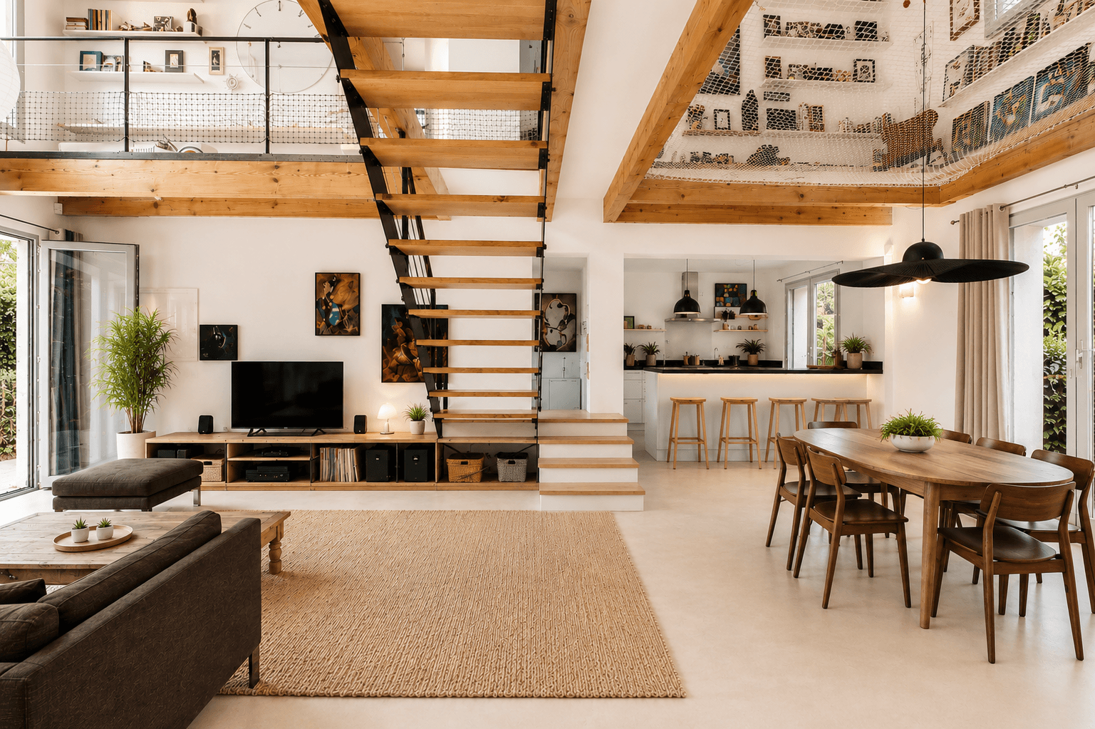 Réhabilitation d’une maison des années 80 à Clapiers : le projet PASSERELLE signé Karbone Architectes