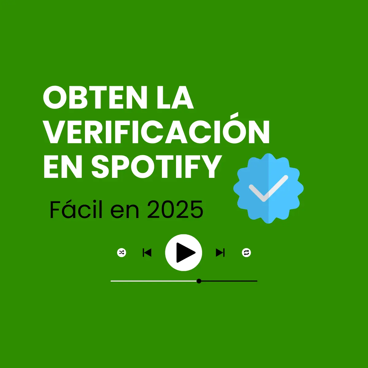 como obtener verificiacion de spotify