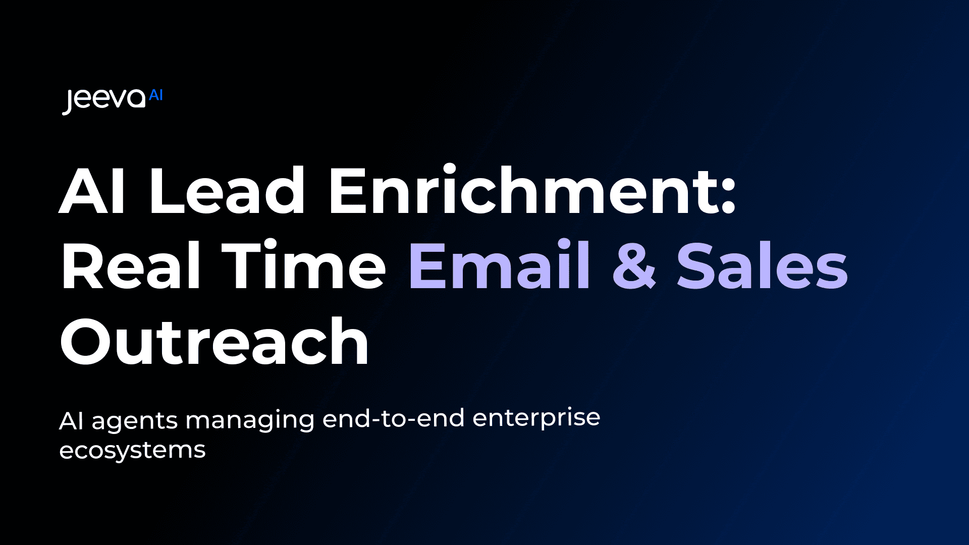 AI Lead Enrichment Real time Sales Outreach