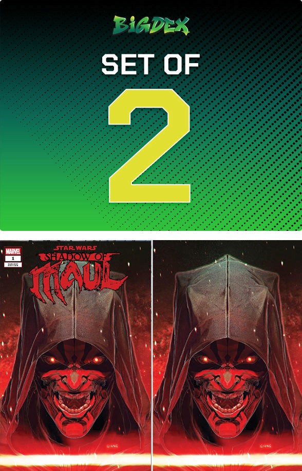Shadow of Maul #1 JOHN GIANG Big Dex Comics MegaCon Exclusive Trade and Virgin Variant Set Star Wars Marvel Comics