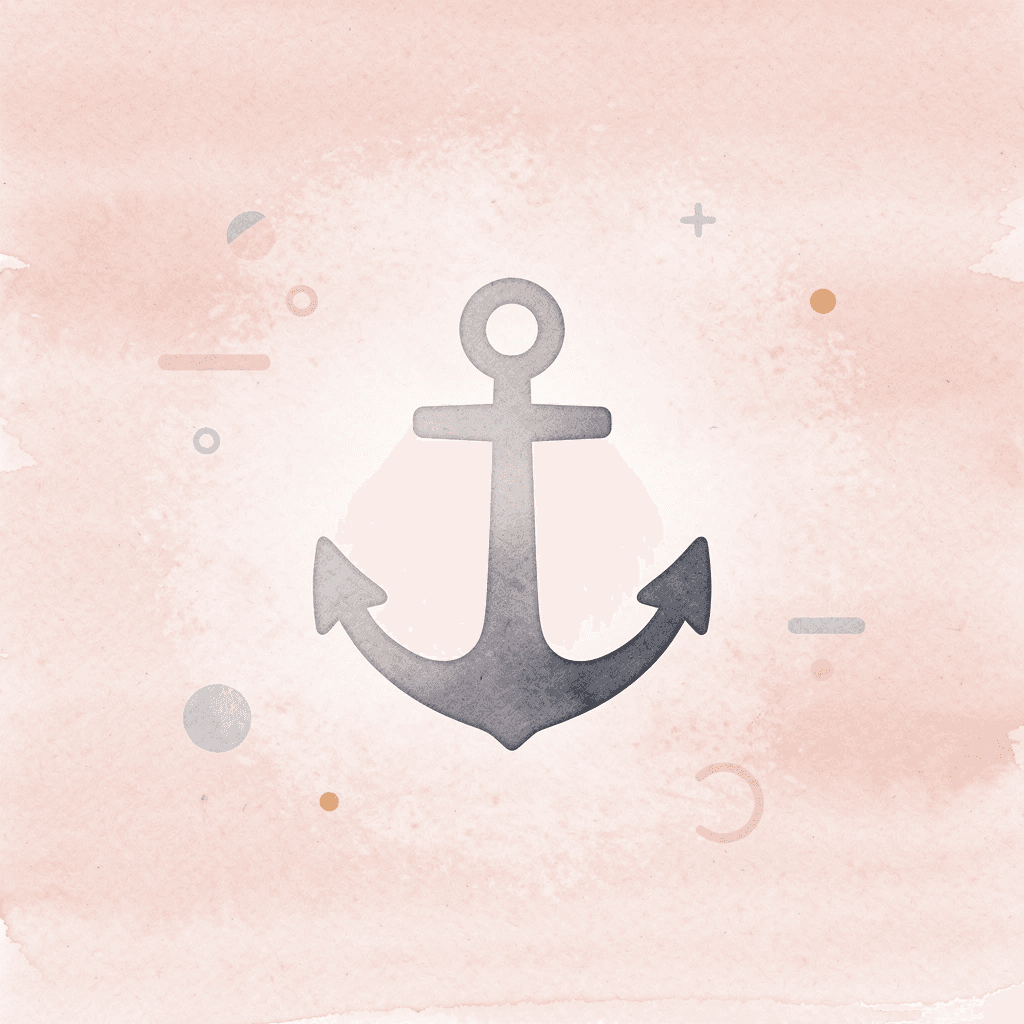 Anchor icon representing spiritual and psychological grounding