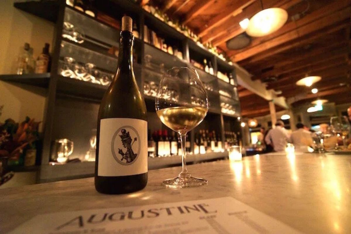 Wine List at Augustine Wine Bar