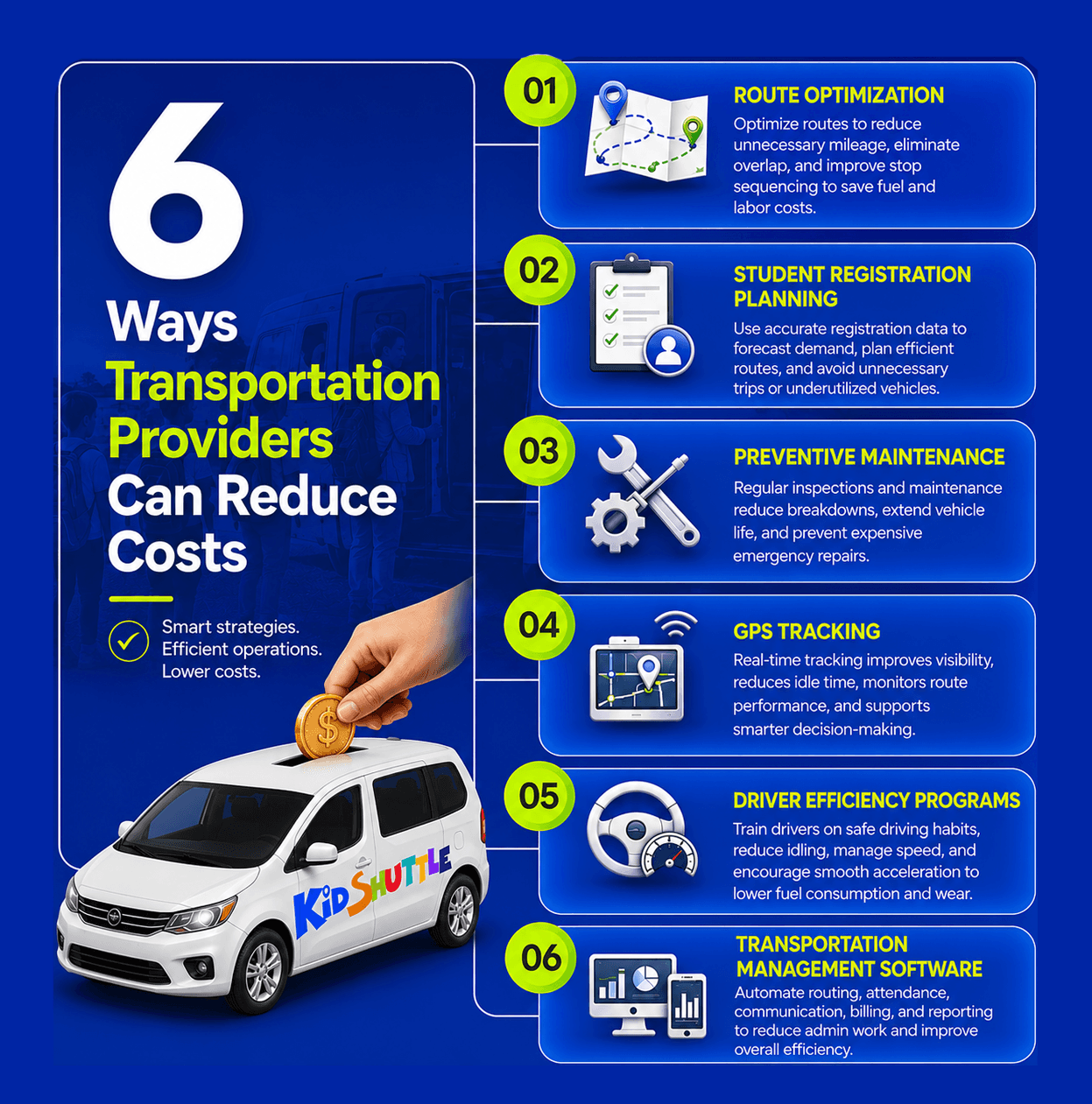 6 Ways Transportation Providers Can Reduce Costs