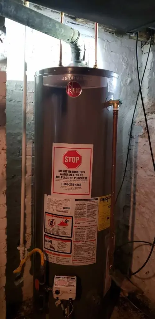 Residential water heater replacement project