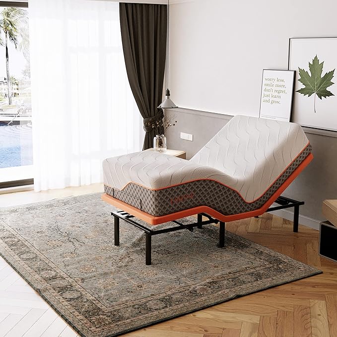 Upgrade your home or office with the eshine adjustable bed, built for style and functionality.