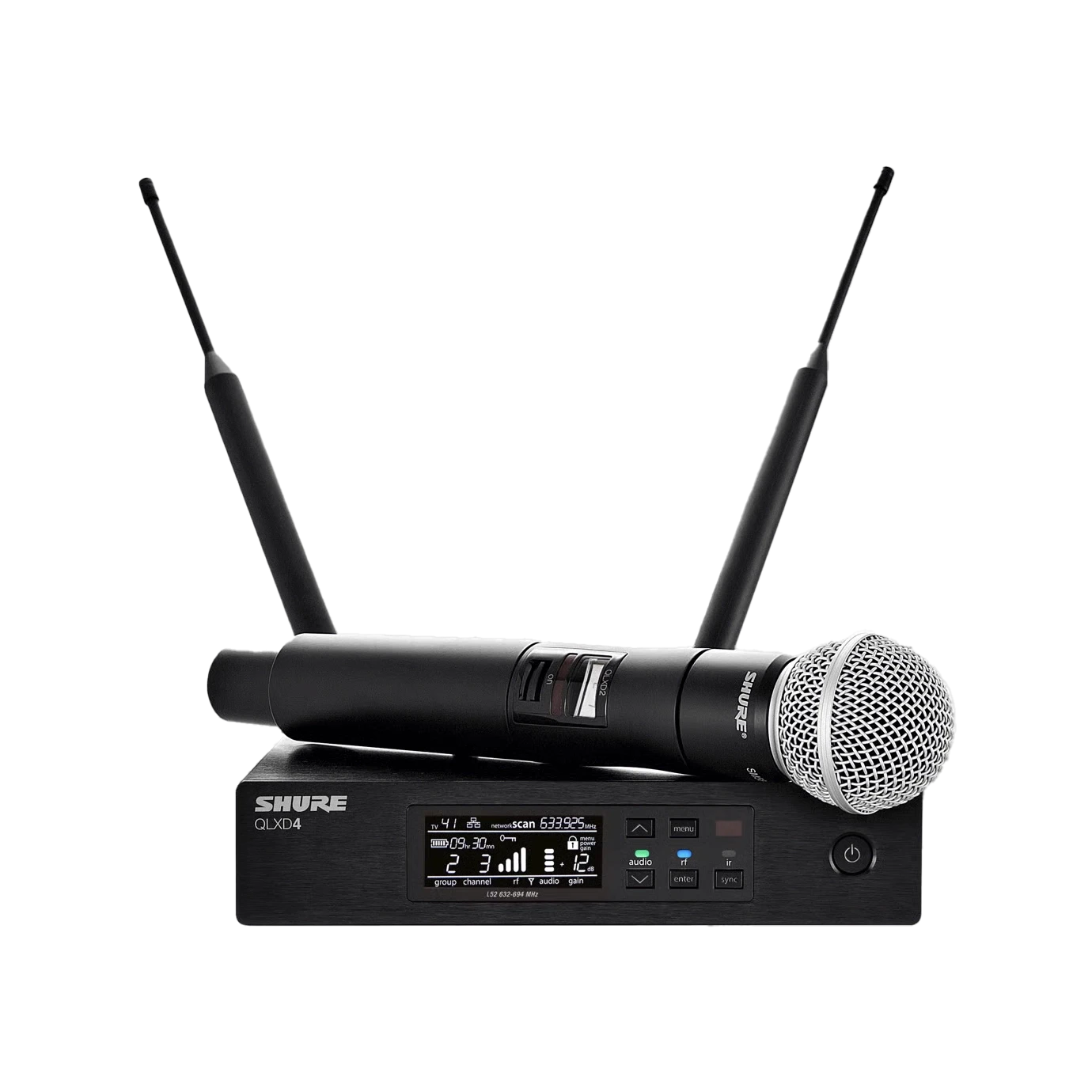 Shure QLXD, Digital Wireless Mic | professional event production equipment, UpLight Technologies