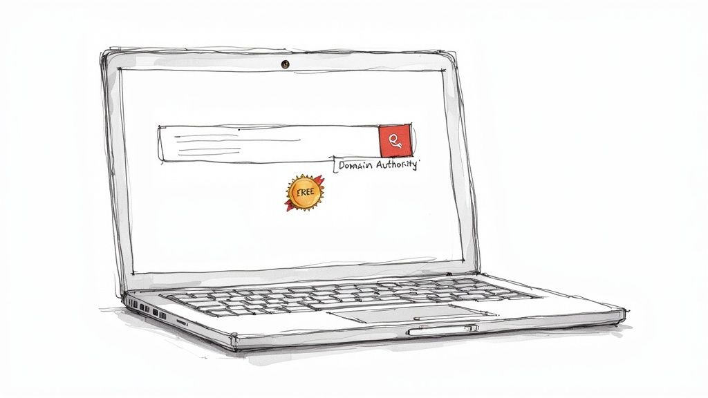 Screenshot from https://moz.com/link-explorer