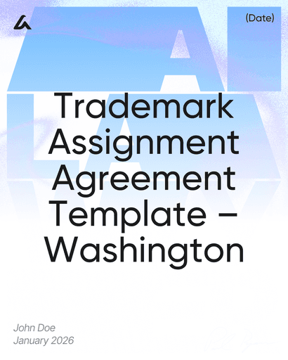 Trademark Assignment Agreement Template – Washington