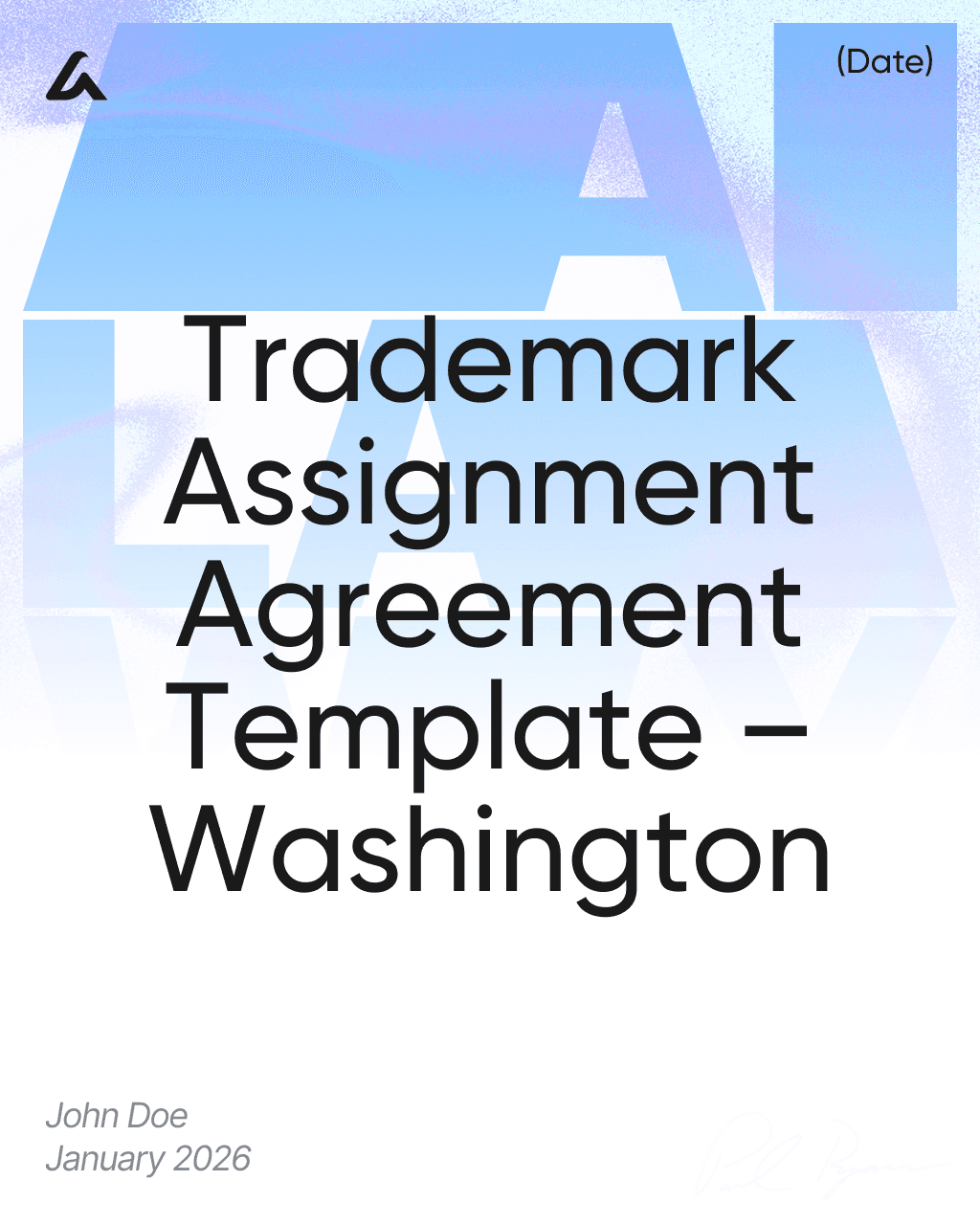 Trademark Assignment Agreement Template – Washington