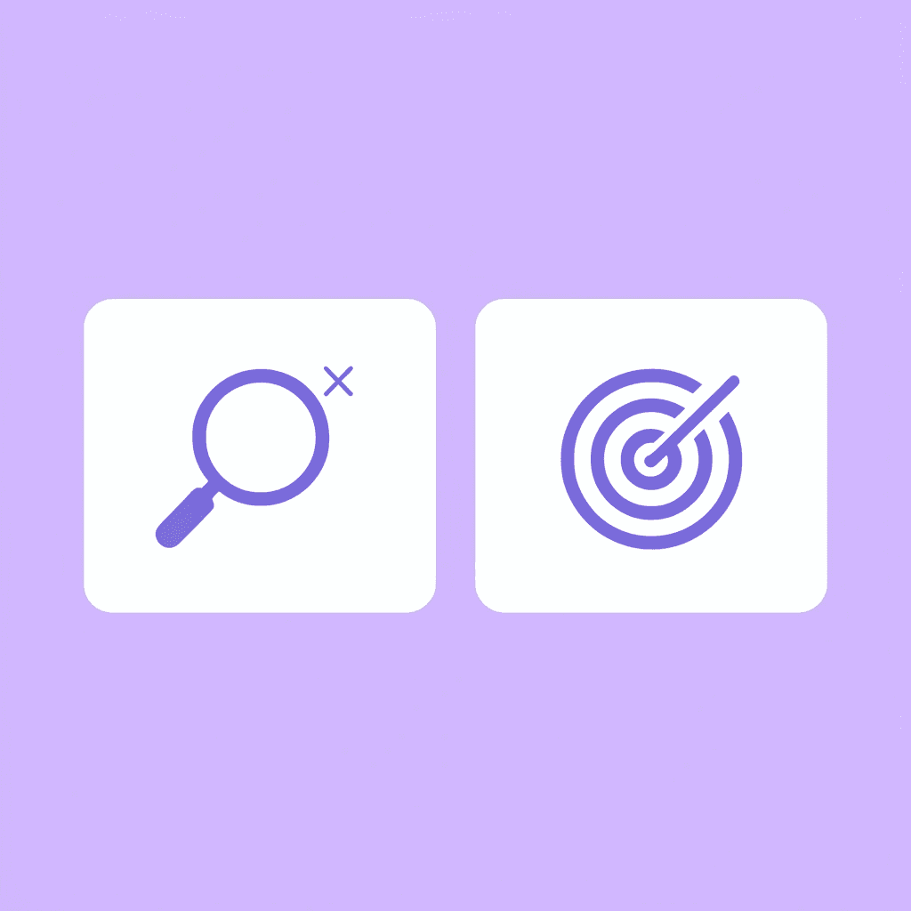 Comparison showing negative outcomes from poor tool selection on the left versus positive outcomes from wise evaluation on the right