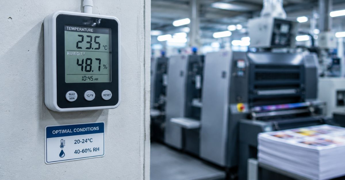 Drying Condition for Catalogue Printing