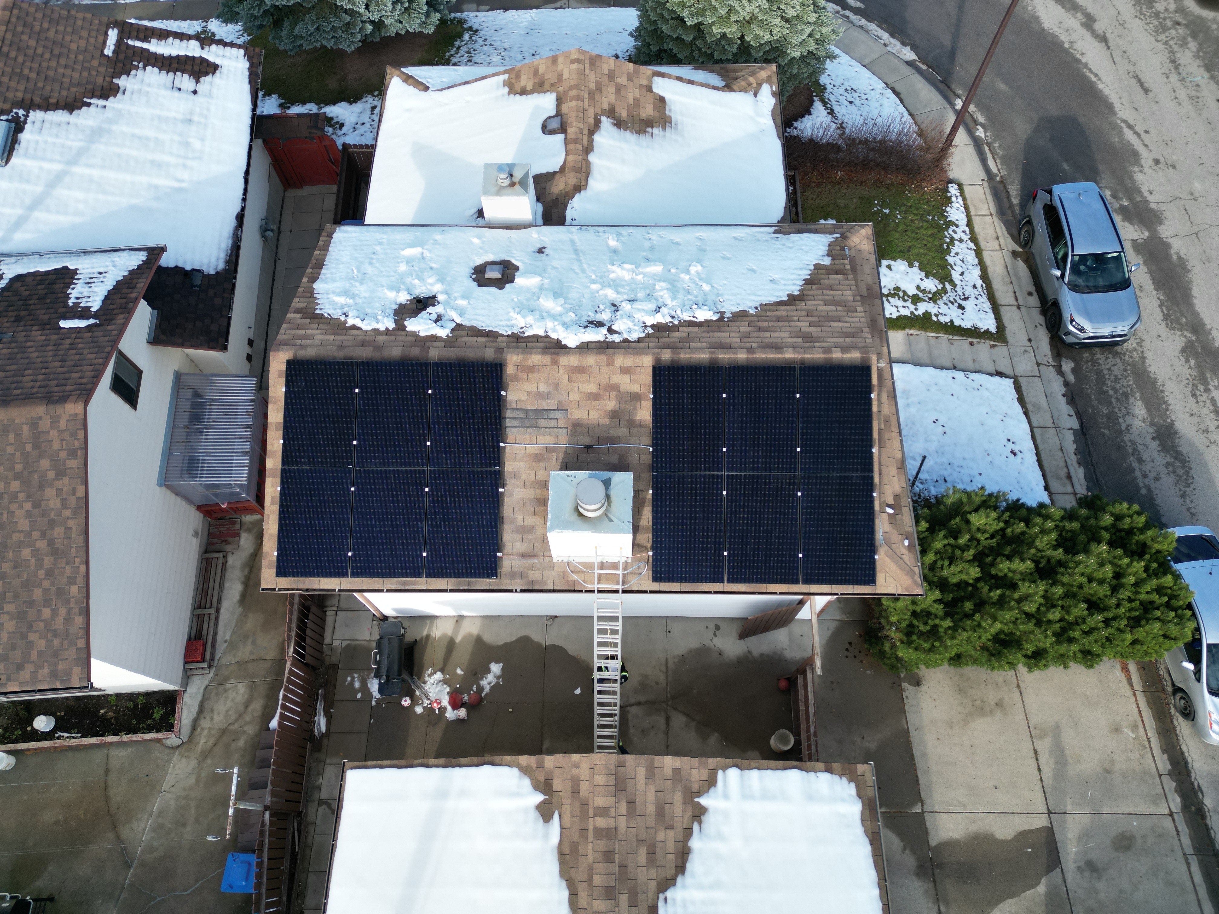calgary home with solar panels