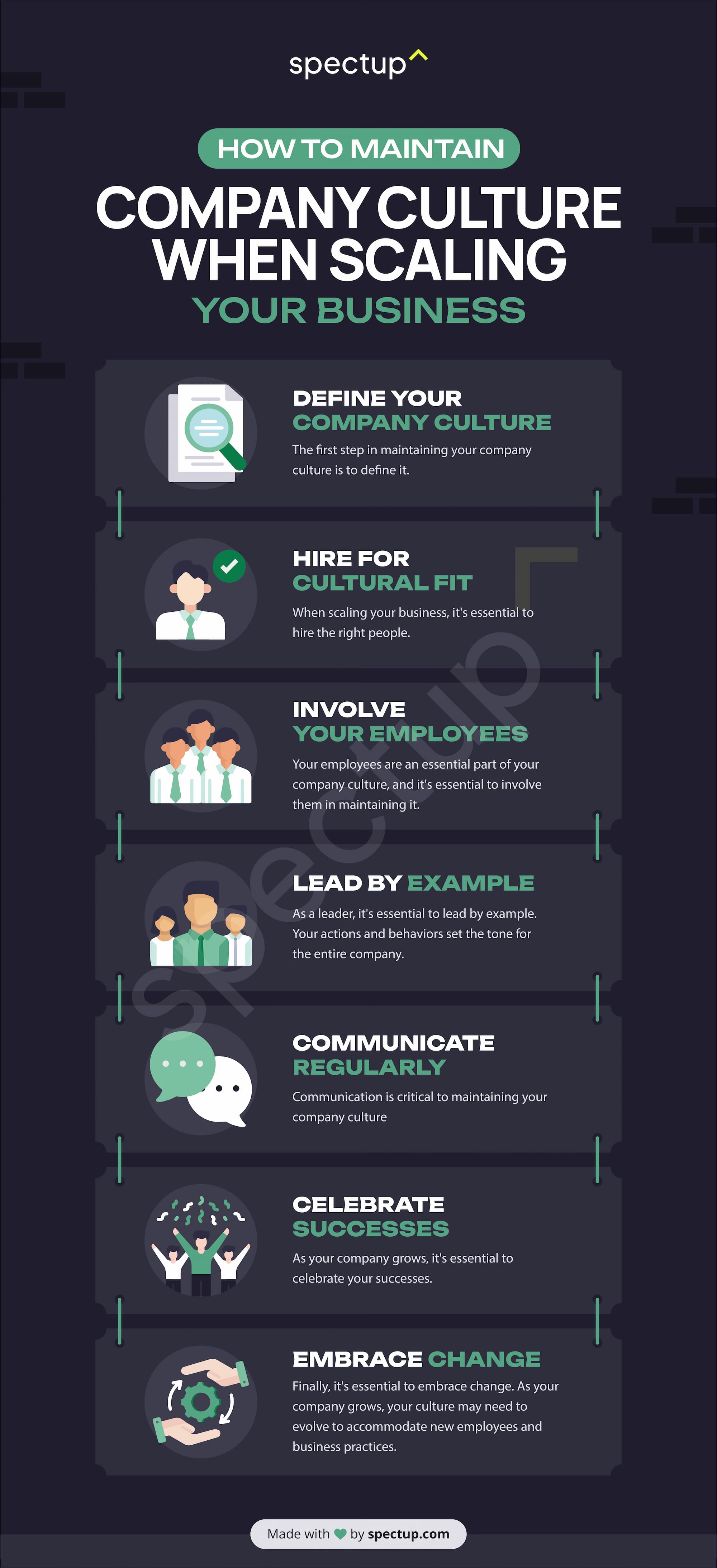 Infographic: How to Maintain Company Culture When Scaling Your Business