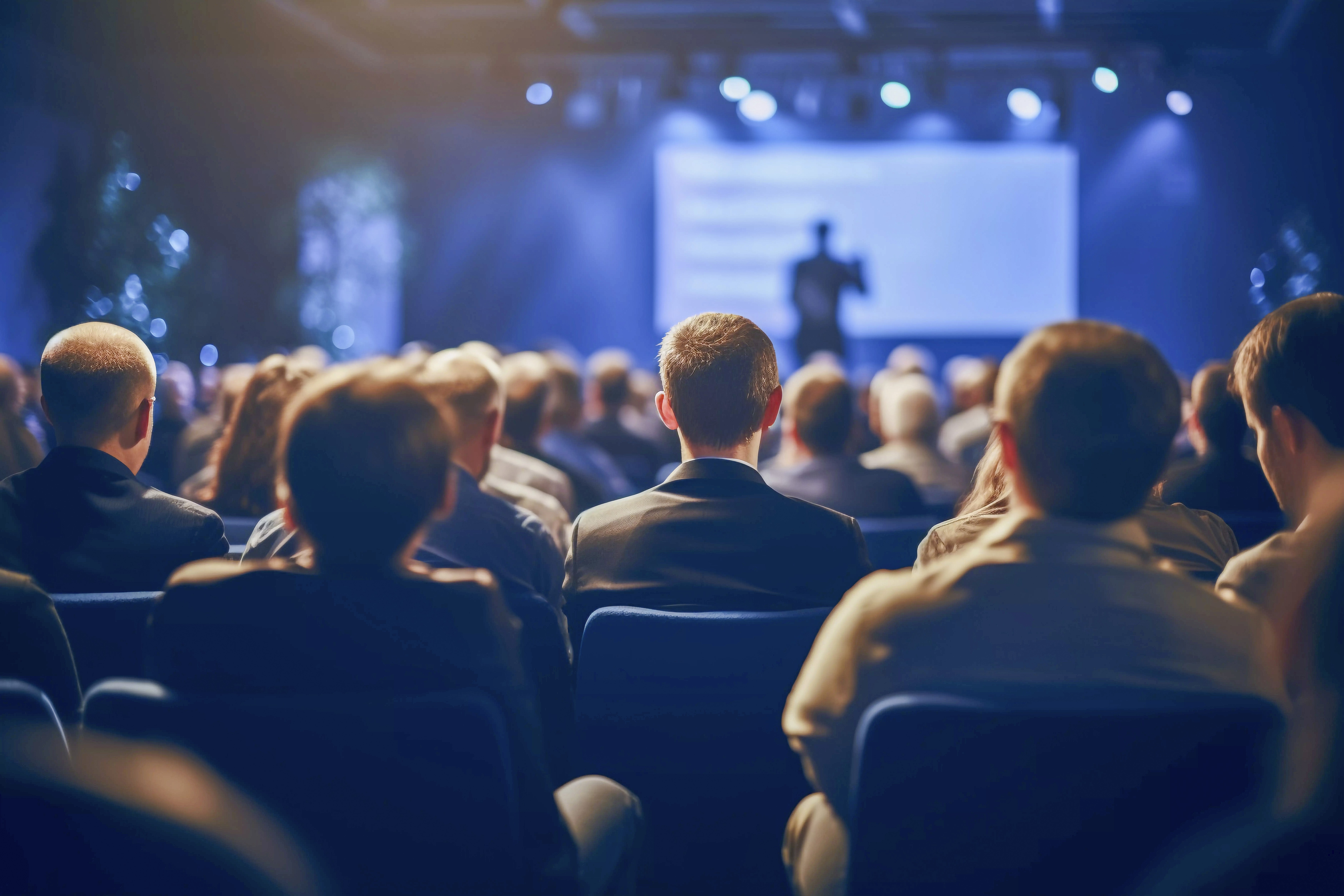 audience in a conference