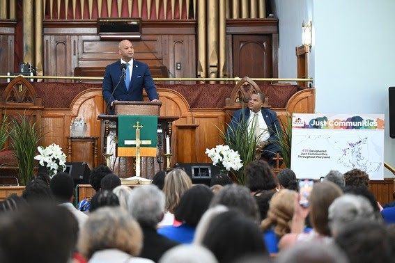 Maryland Governor Wes Moore speaks on Just Communities
