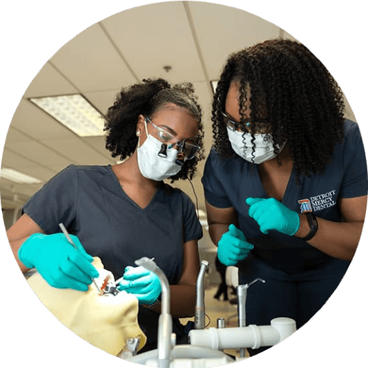 Man and woman discussing books