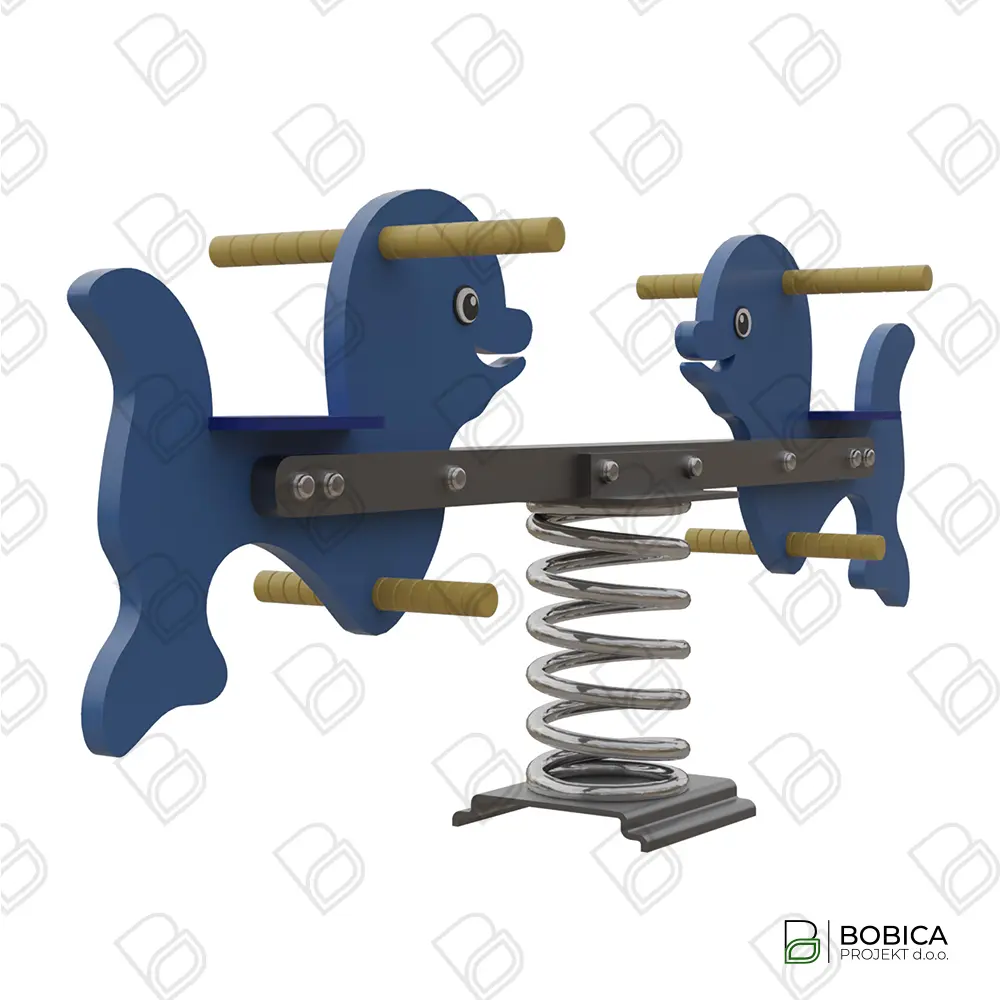 Njihalica za dvoje s motivom dupina "Splash"