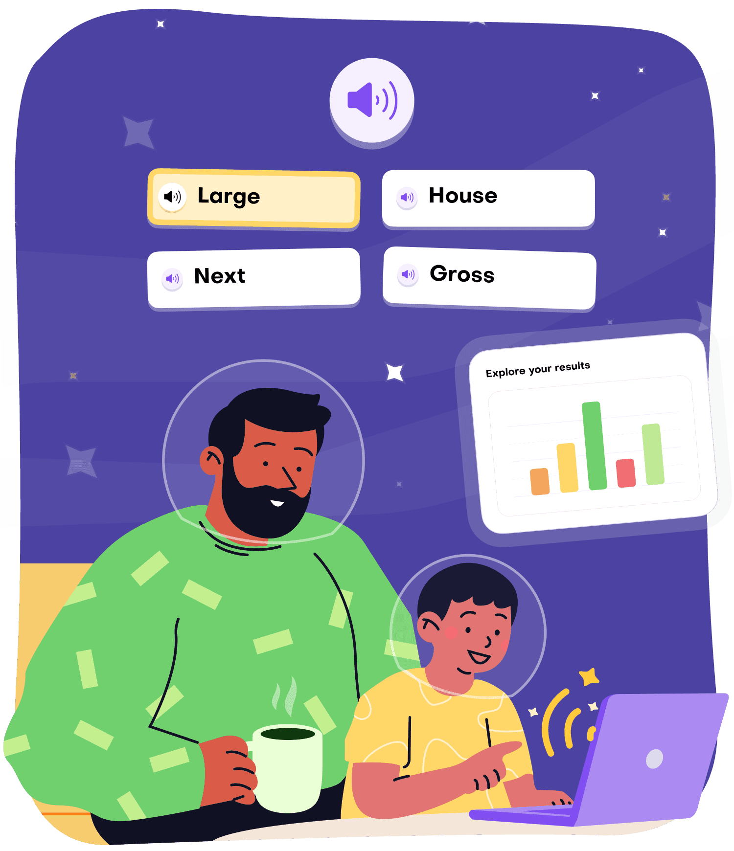 Parent screening at home with Talamo test
