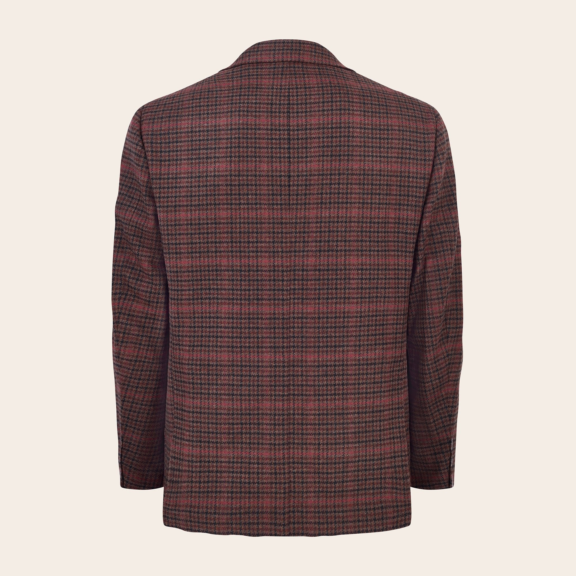 Brown Houndstooth Blazer - Mandelli UK