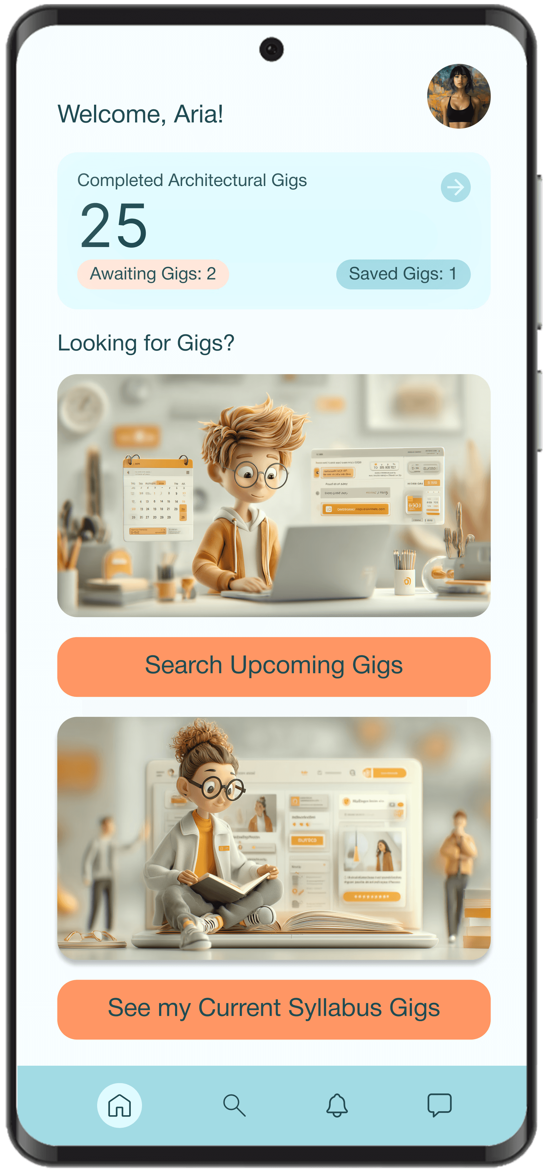 GapNet BDashboard Screen