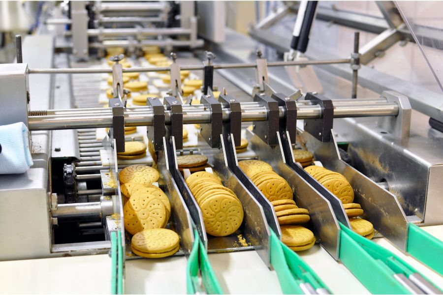 Dust collectors for food processing