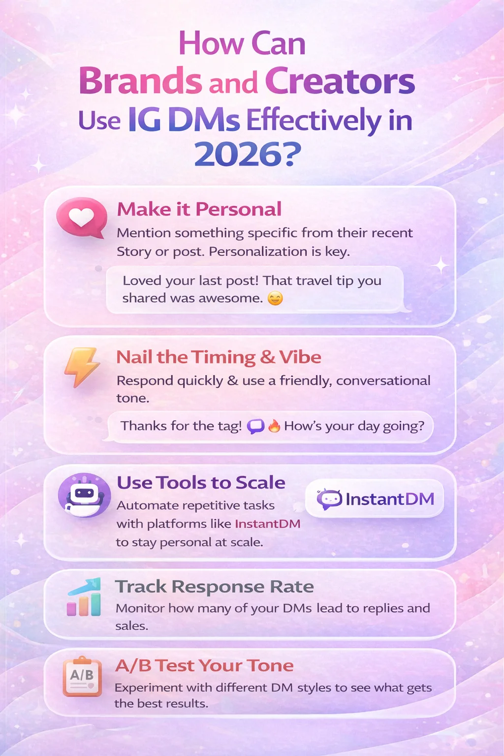 How Can Brands and Creators Use IG DMs Effectively in 2026?