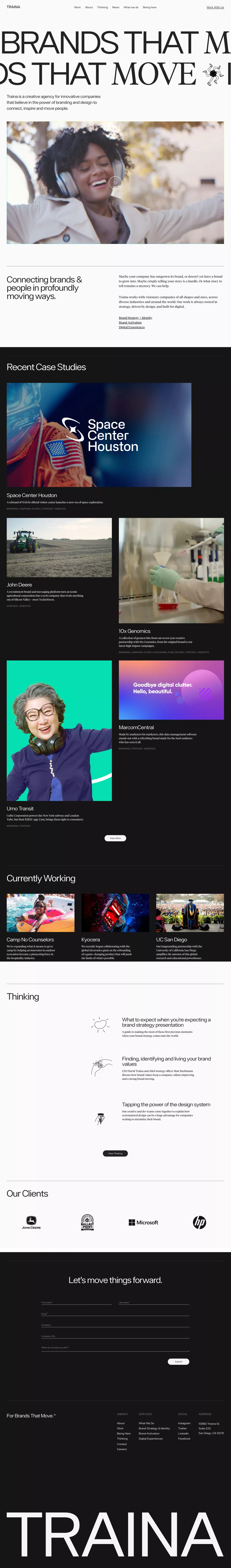 Home portfolio page screenshot showcasing Design and Tech design