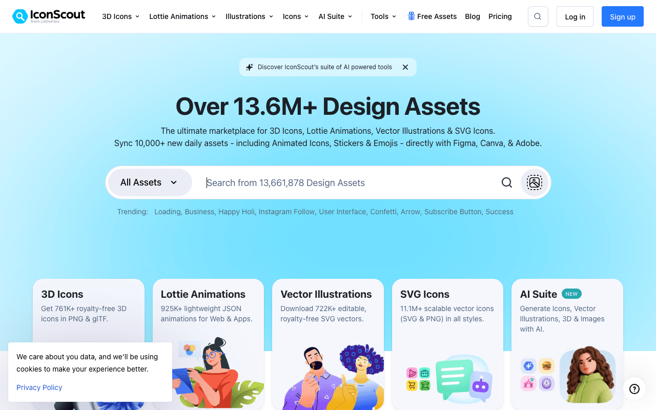 Iconscout екранна снимка