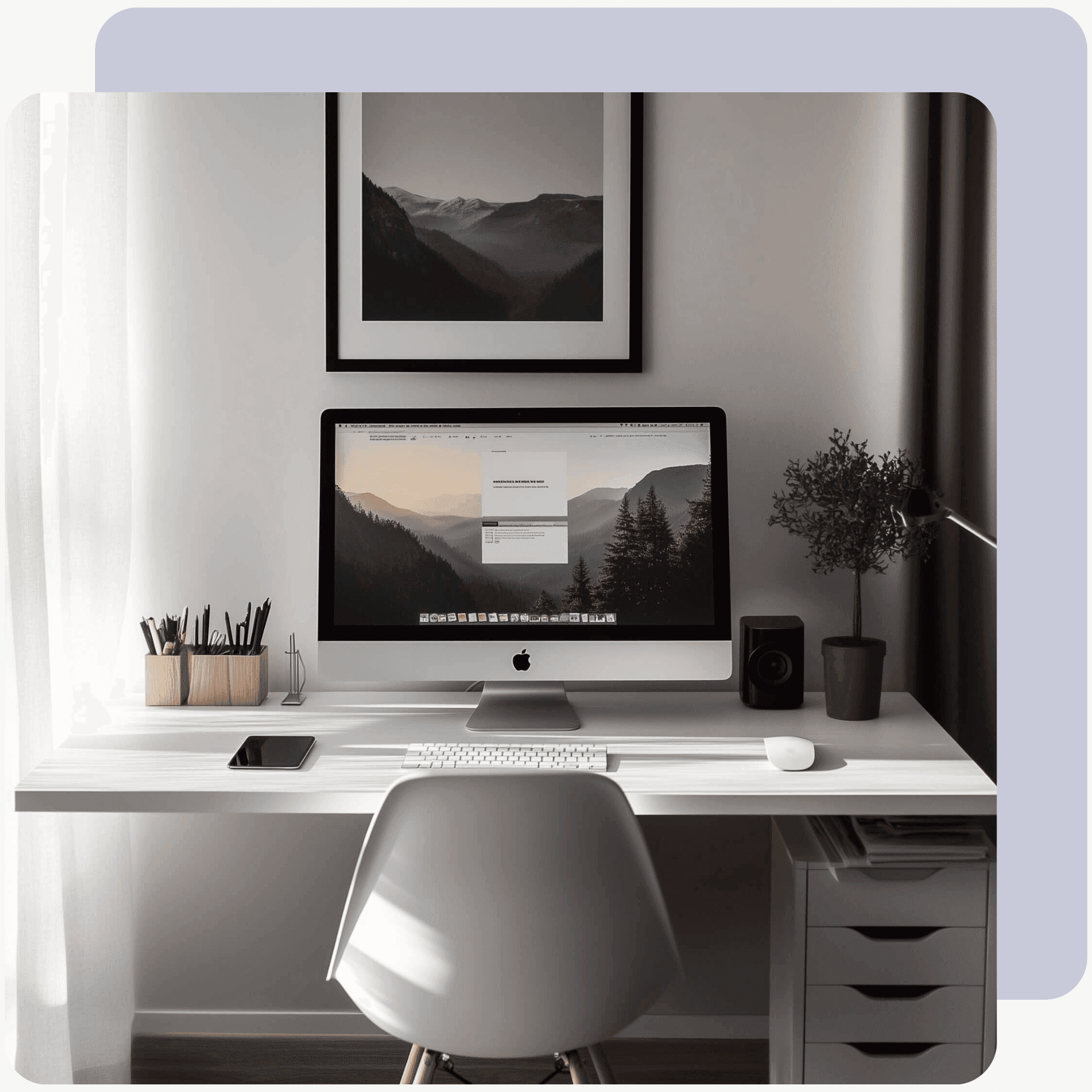 Web designer office