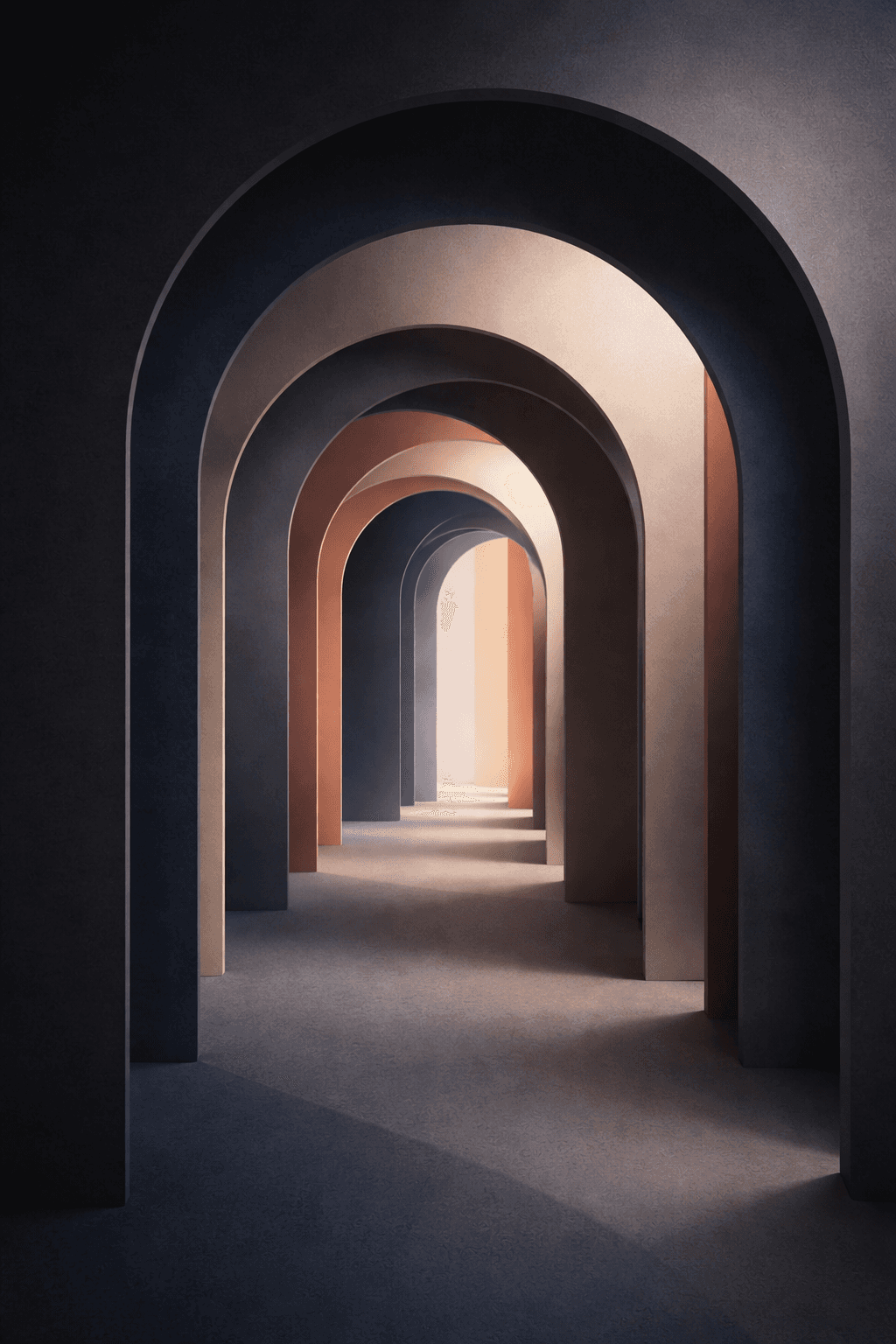 A smiling woman with her arms crossed, standing against a dark green background. She has long, dark hair.