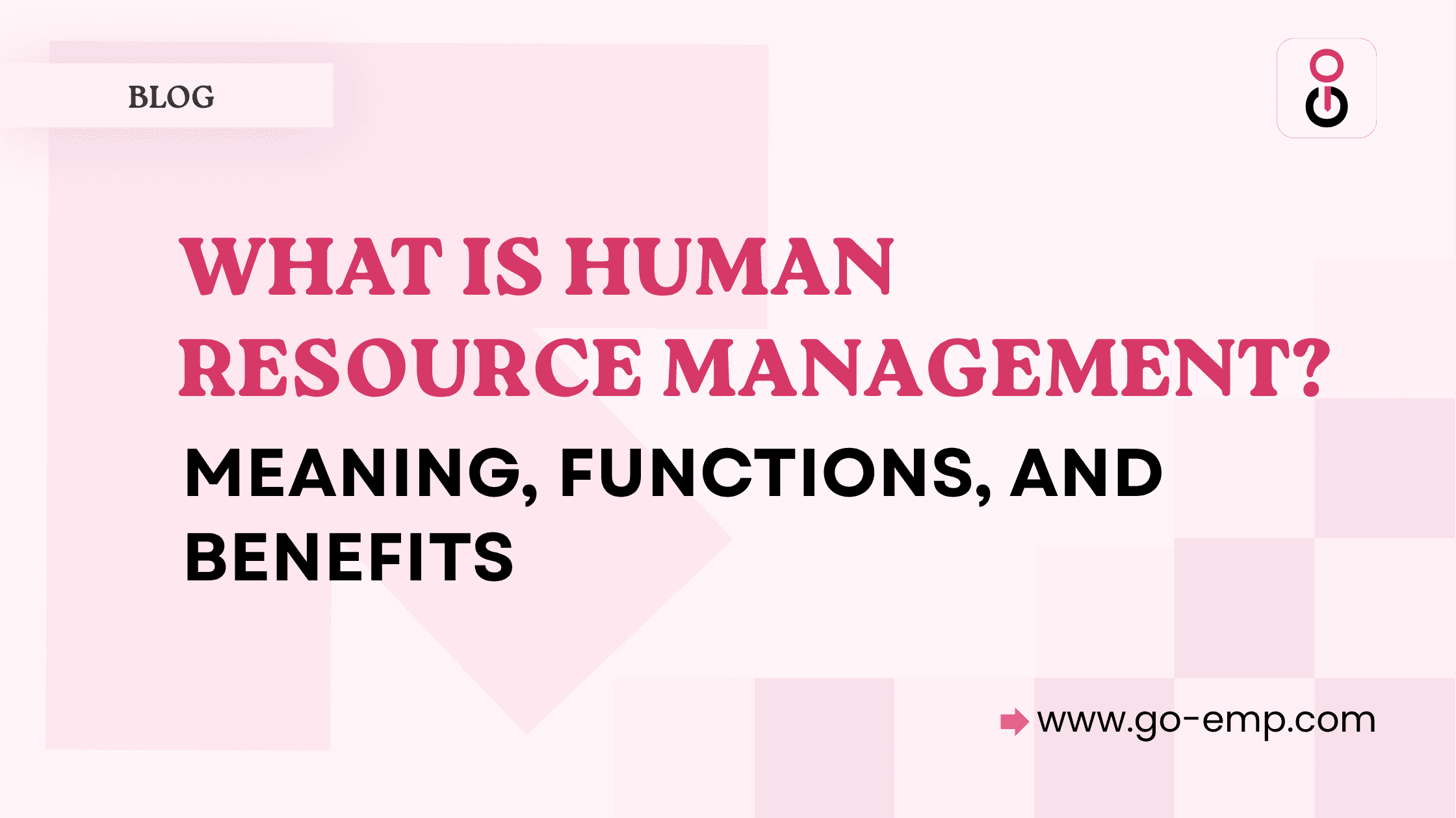 What Is Human Resource Management? Meaning, Functions, and Benefits