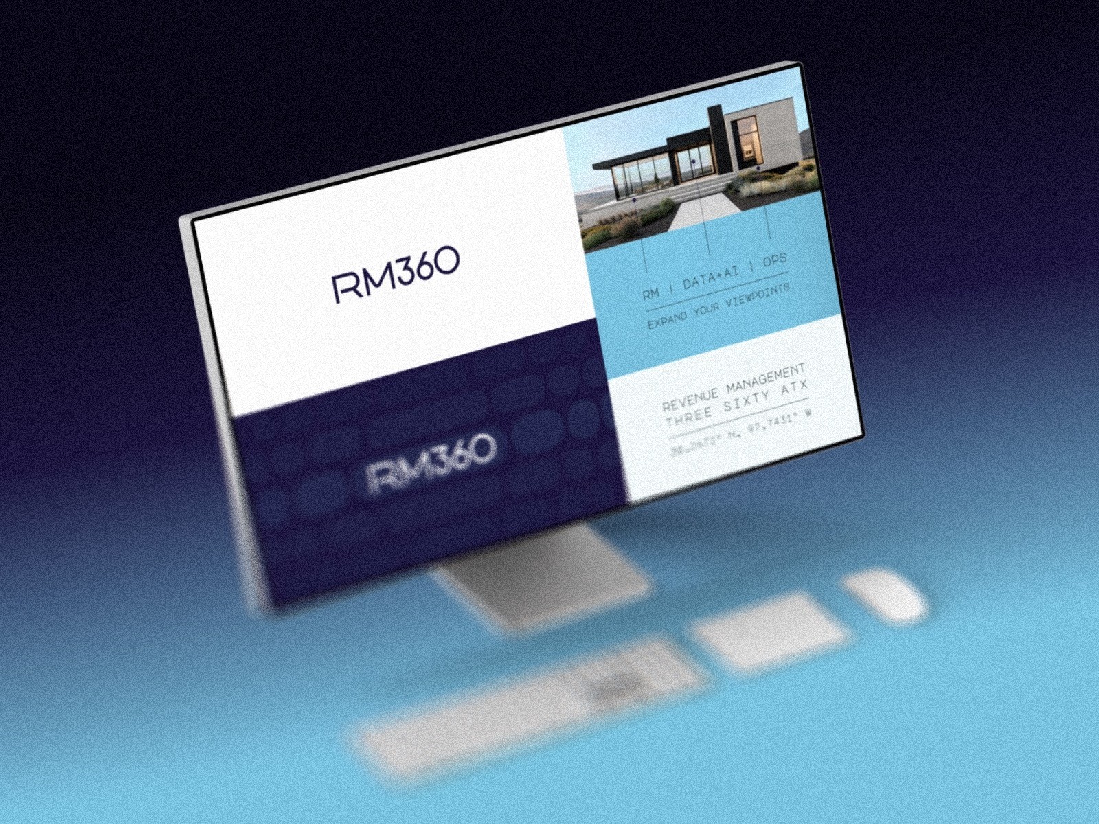 Three models standing in a wheat field, wearing beige suits.